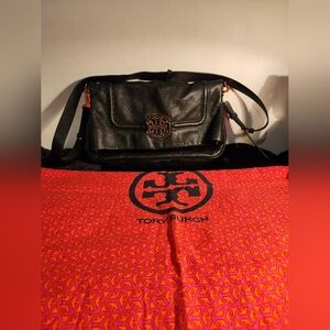 Tory Burch Black Leather Crossbody Bag